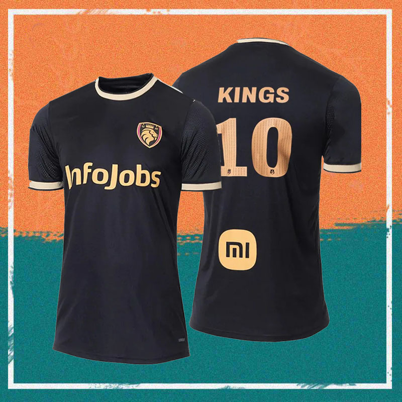 

2023 Ultimate Mostoles soccer jerseys 23/24 Kings League UBON GIO FERINU JUANMA Breathable Home football shirts, Black