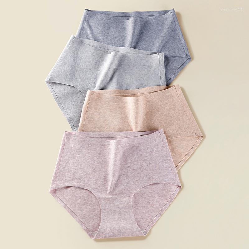 

Women's Panties Cotton Women's Underpants Fashion Ladies Underwear Cozy Briefs Seamless Female Tanga Soft Lingerie For Women, Milk coffee