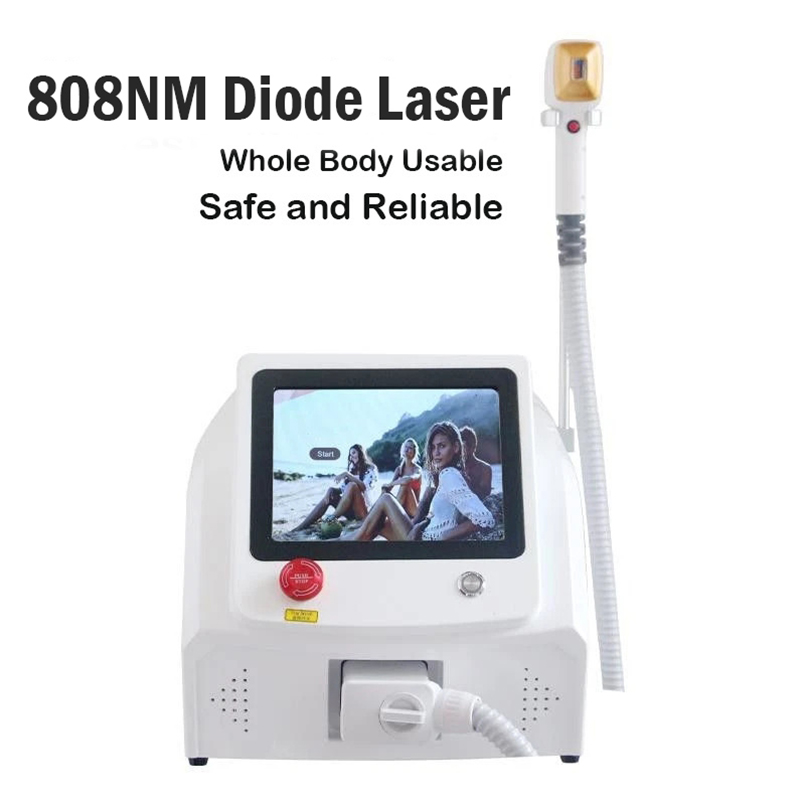 

New Portable 2000W Cooling Head Diode Laser Permanent Hair Removal Machine Painless Three Wavelengths 808nm 755nm 1064nm