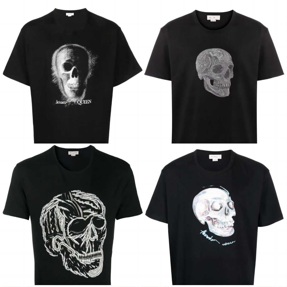 

Designers Mens T-Shirts Mcqueen Mens Womens Tees letter pattern Tops Casual Chest Letter Shirt Luxurys Clothing Street Alexanders mcqueen Shorts Sleeve Clothes, 21