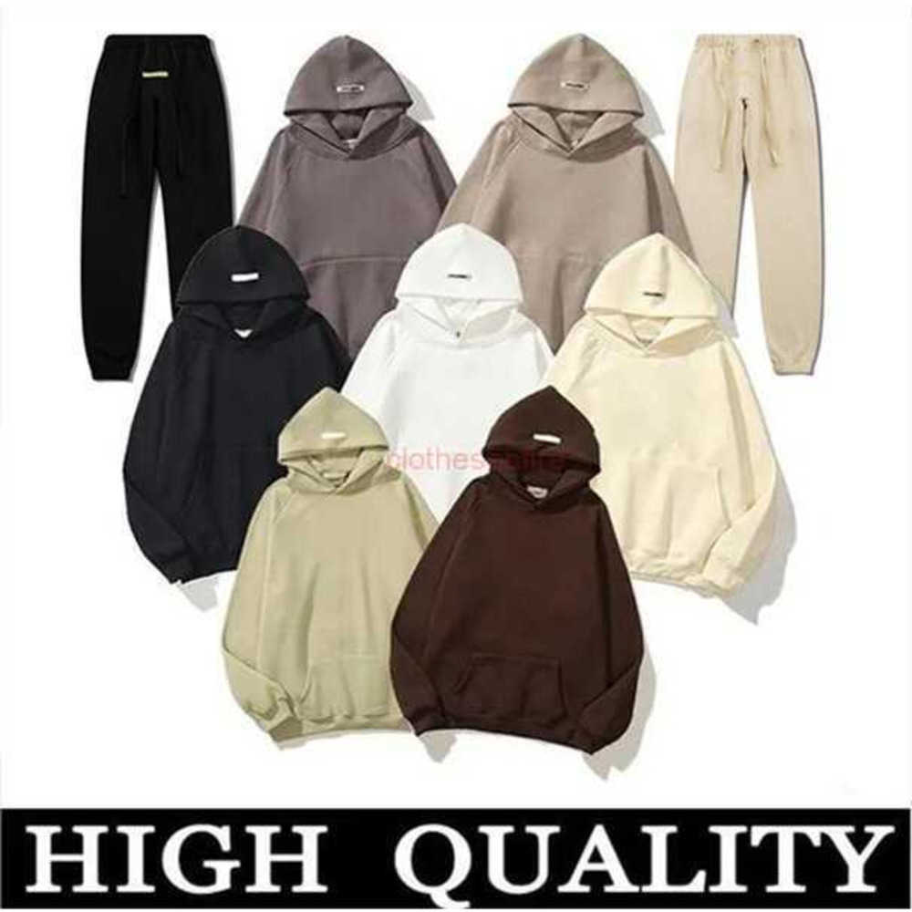 

FOG ESS Designer Warm Hoody Version Pull-Over Hoodie Mens Women Designers Hoodies Winter Warm Man Clothing Tops Long Sleeve Pullover Clothes Sweatshirts 48, Shipping fee