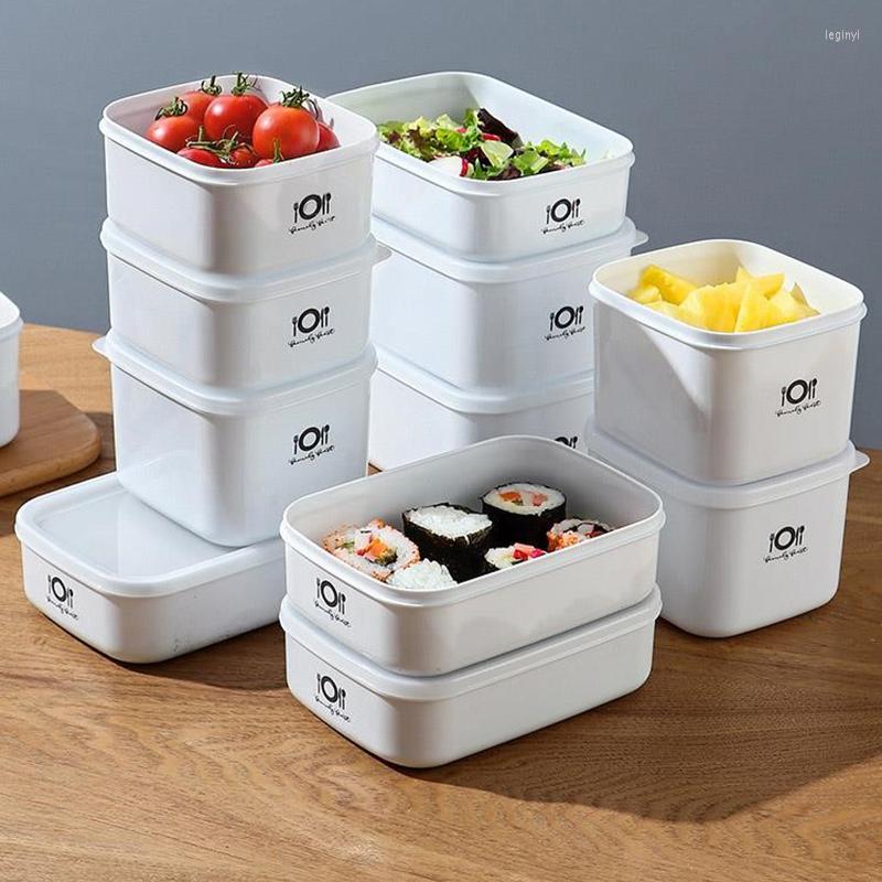 

Storage Bottles Food Containers With Lids Meal Prep Container Airtight Lunch Box Refrigerator Fresh-Keeping For Kitchen & Home