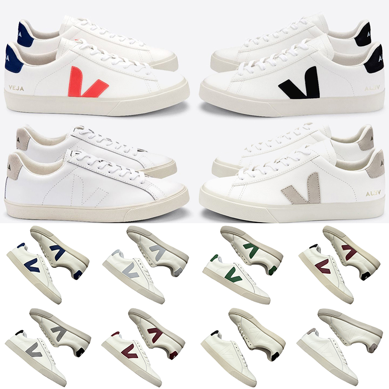 

veja womens shoes luxury designer casual shoes mens lace up sneaker trainers vejas Unisex Fashion Couples Vegetarianism Style Paris Sports Skate shoe, 10 volt gold 36-45