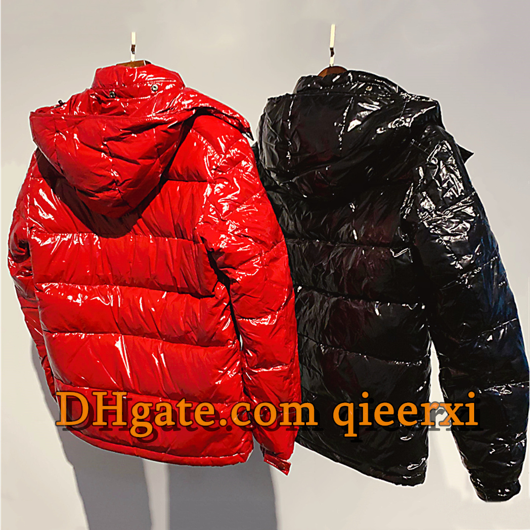 Mens black puffer jacket down jacket white duck down padded coats outdoor keep warm outerwear cold fluffy hood coat plus size 5XL thickening coat-image-664975181