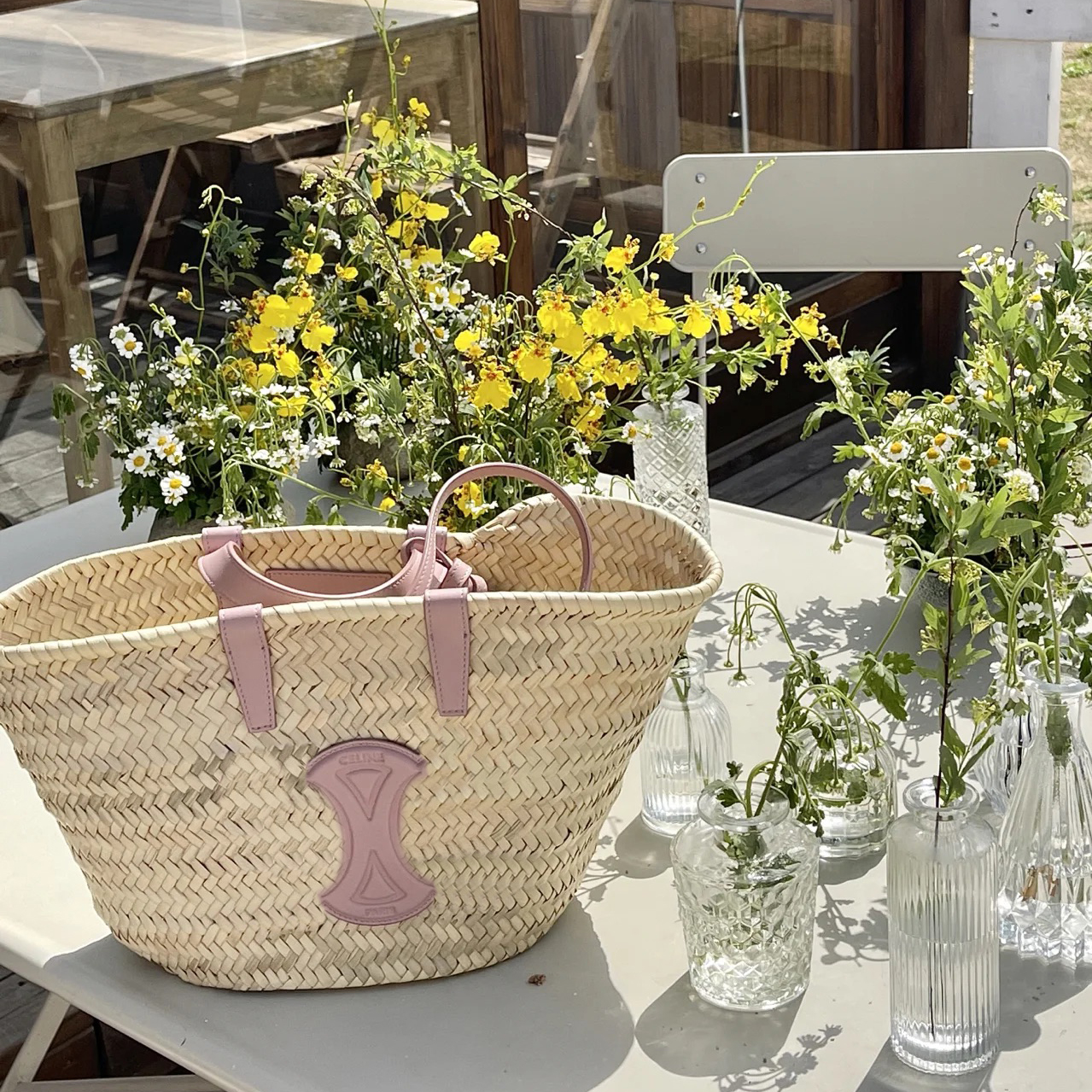 

TRIOMPHE classic large tote bag Designer Shopping Underarm bags Shoulder Womens Hobo cross body basket hand bag Straw weave Soft Beach Bags men Wallets Raffia clutch, 1-brown