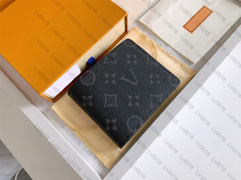 

Luxury designer short Wallet men purse Card Holder with box M60930, Customize