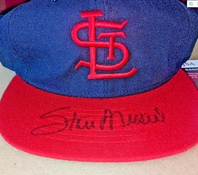 

STAN MUSIAL Sandberg Thomas Piazza RIVERA Ryan Schmidt Derek 2 Molina Harper GRIFFEY Autographed Signed signatured auto Collectable hat cap