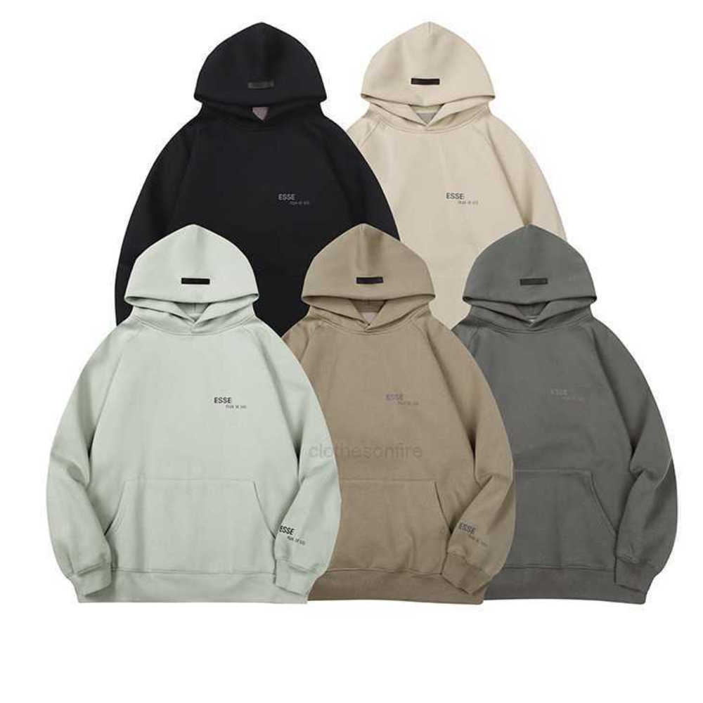 

FOG Ess Hoodie Mens Women Hoody Warm Designer Hoodies Fashion Streetwear Pullover Sweatshirts Loose Hooded Jumper Tops Clothing Size 51, Shipping fee
