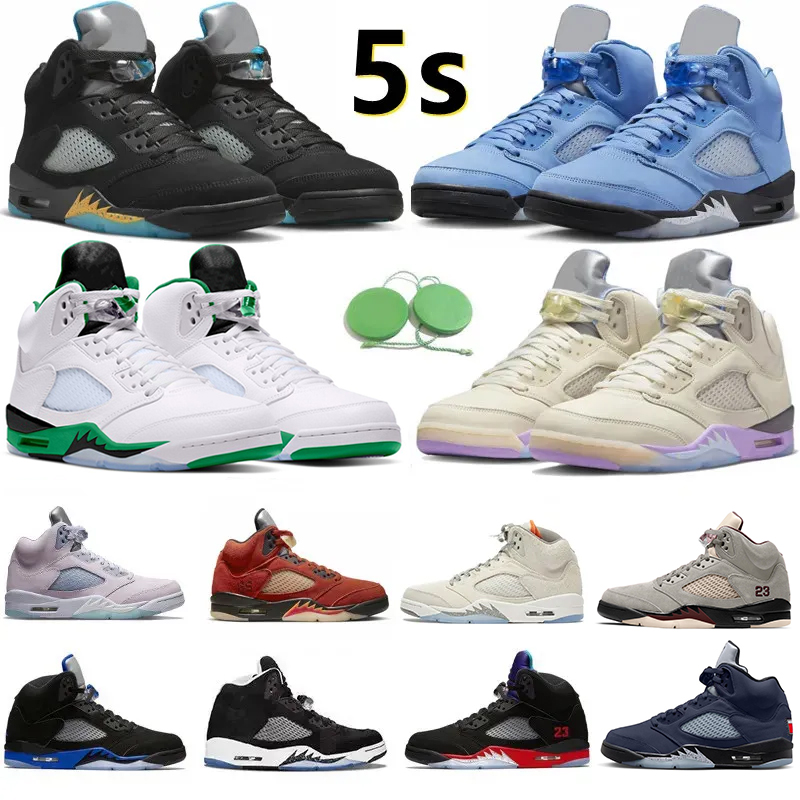 

Jumpman 5 5s Mens Basketball Shoes Lucky Green University Blue Aqua Light Bone Sai Georgetown Oreo Crimson Bliss Hyper Royal Black Metallic Trainers Sports Sneakers, Color#1