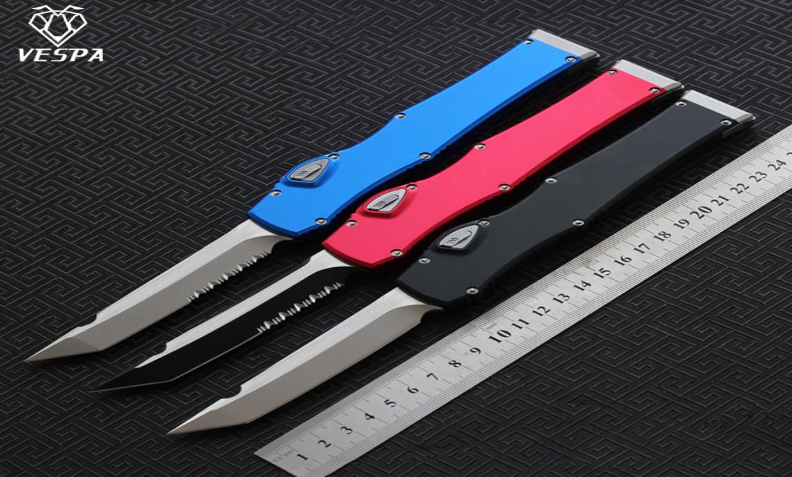 

VESPA Version Knife BladeD2 HandleAluminumsurvival outdoor EDC hunt Tactical tool dinner kitchen knife8767402