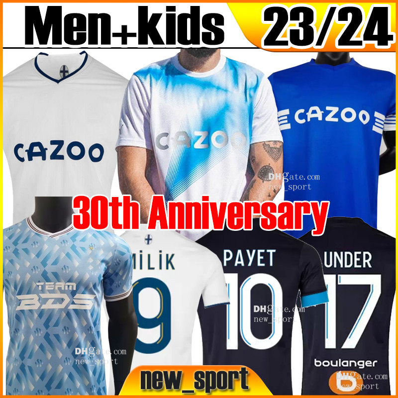 

4XL 23 24 A.Milik GERSON soccer jerseys KAMARA GUENDOUZI KONRAD MarseilleS maillot foot 2023 CUISANCE THAUVIN BENEDETTO Men kid kit add socks football shirt, 23 24 training