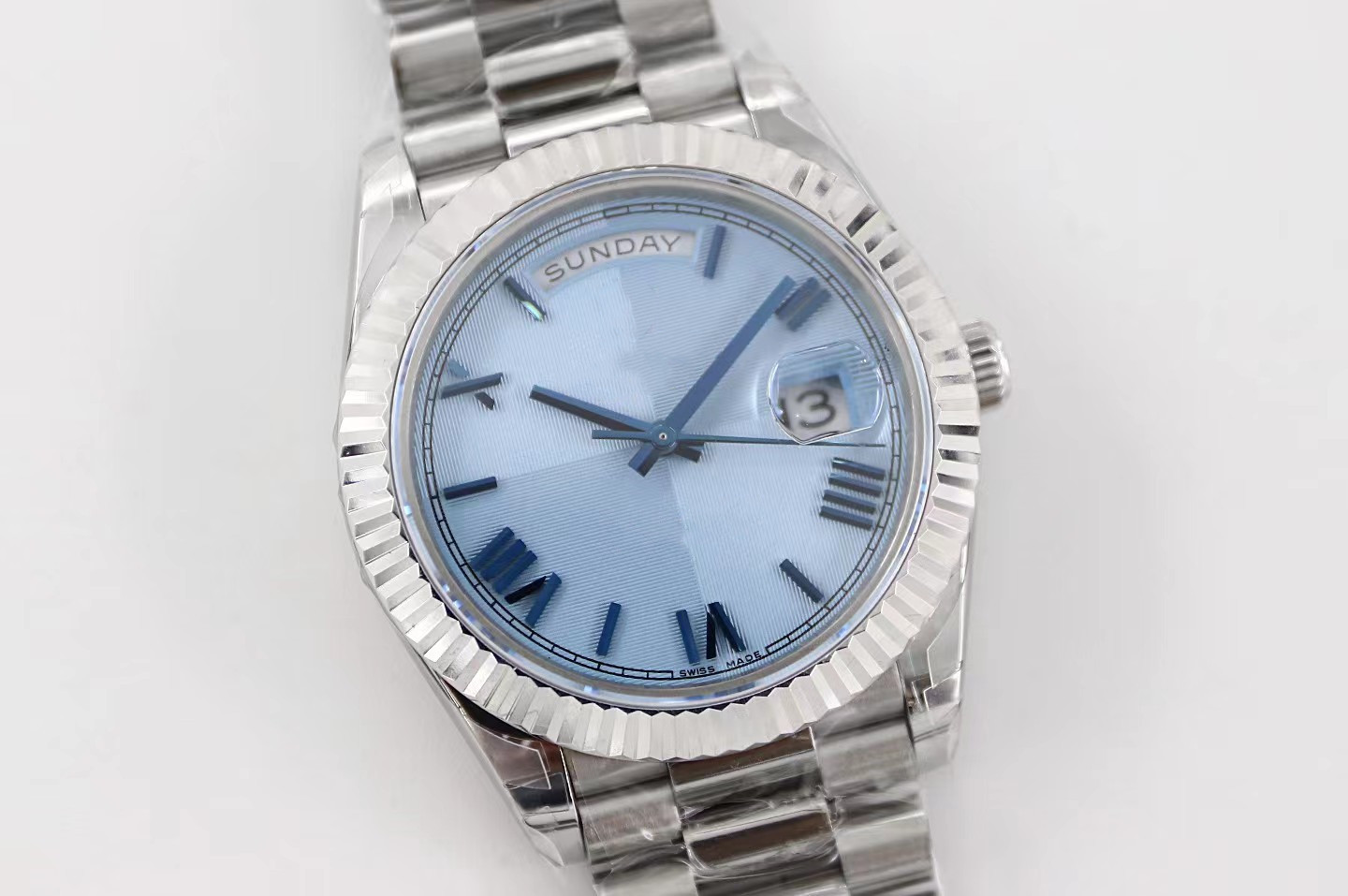 

With Original Box Luxury Mens watch DateJust ROMAN Diamond mechanical 41MM AAA watches 904L Stainless steel bezel Wristwatches waterproof 2813 movement, Brown