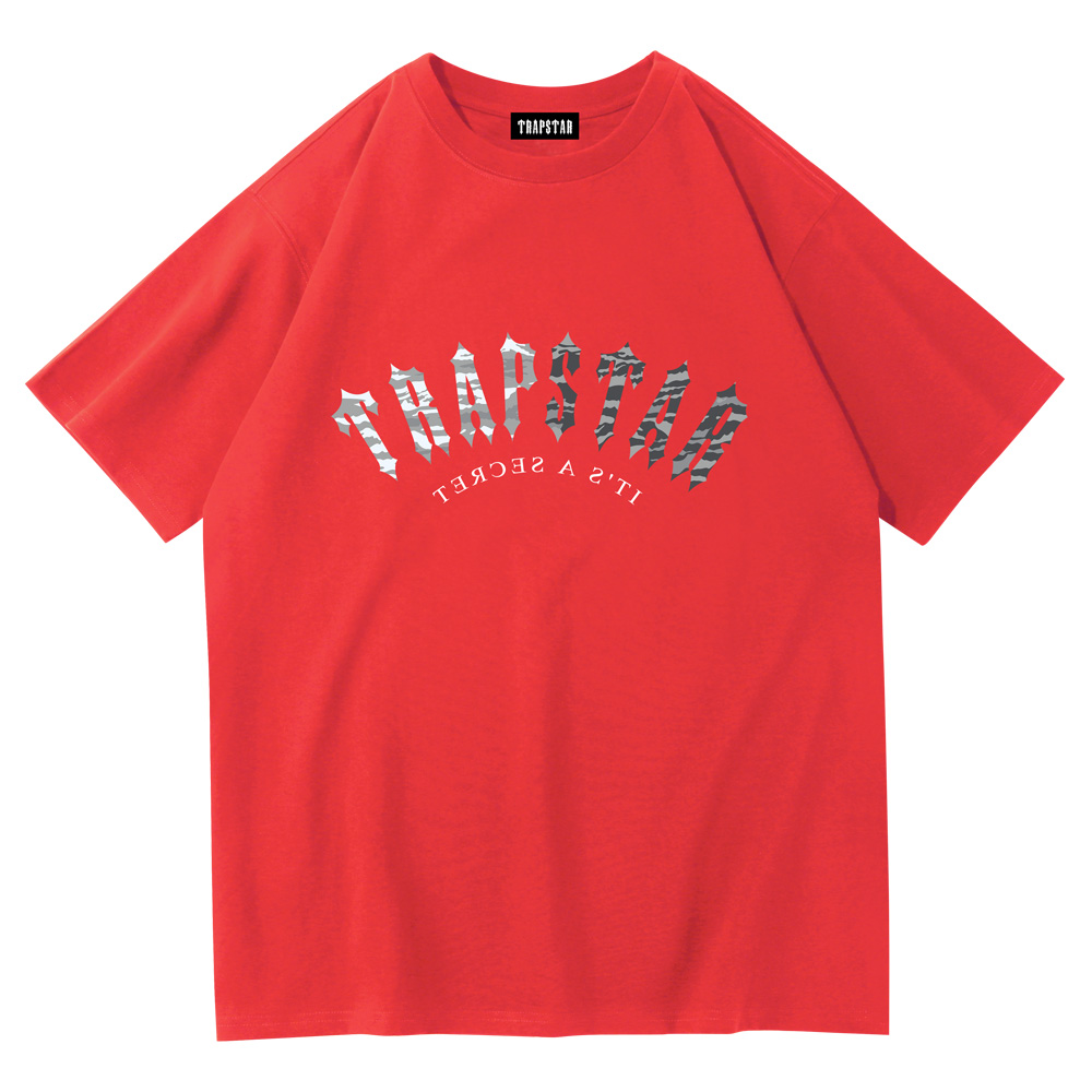 

2023 Luxury Designer Men's and Women's T-shirt Letter Printed Shirt Short Sleeve TRAPSTAR Fashion Brand Cotton Round Neck Top, Darkcyan