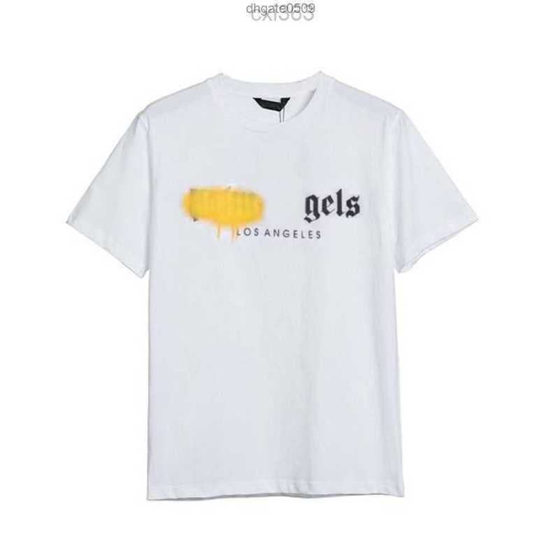 

Designer Pa t Shirt Luxury Brand Clothing Palm Spray Heart Letter Angles Cotton Short Sleeve Spring Summer Tide Mens Womens Tees Shirts 7TQR