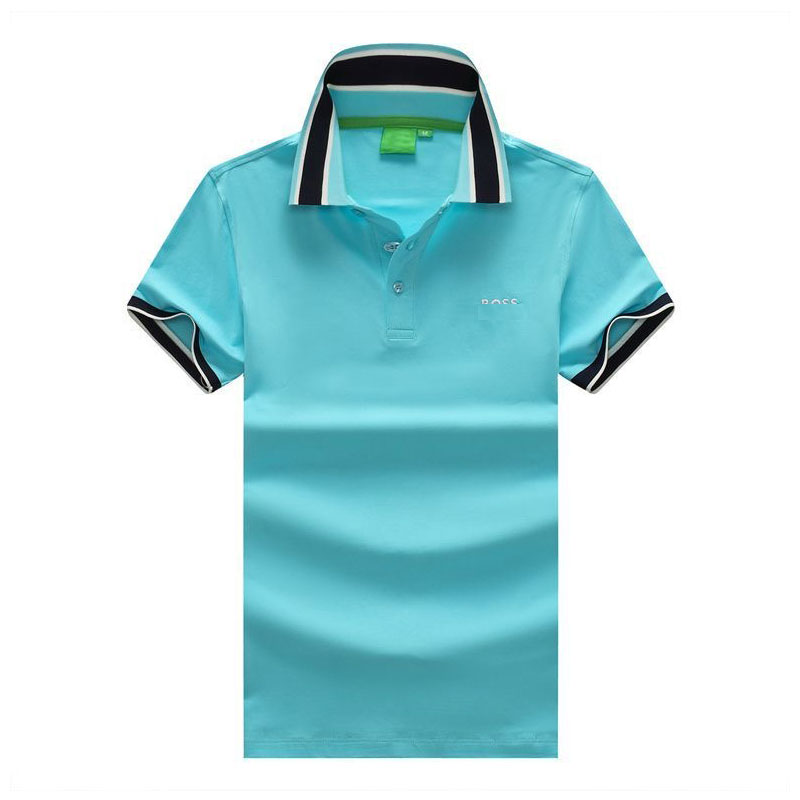 

Designer Mens Polo Shirts boss men Fashion Stripe Polo Collar Shirt Luxury Italian Stripe Short Sleeve T shirt High Quality Pure Cotton Solid Color Casual