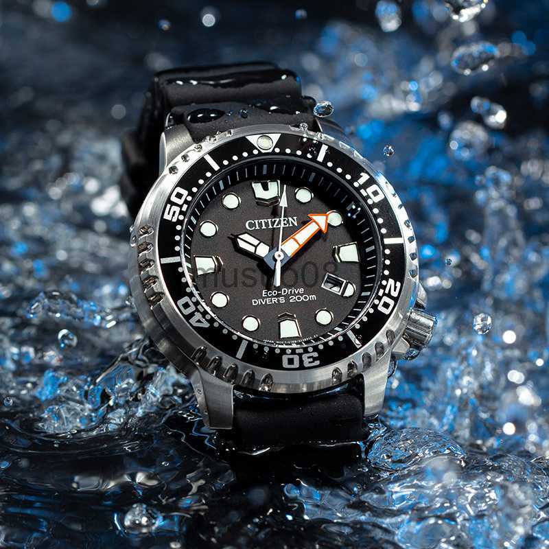 

Other Watches Original Sports Diving Silicone Luminous Men's Watch BN0150 Eco-Drive Fashion Watch J230606
