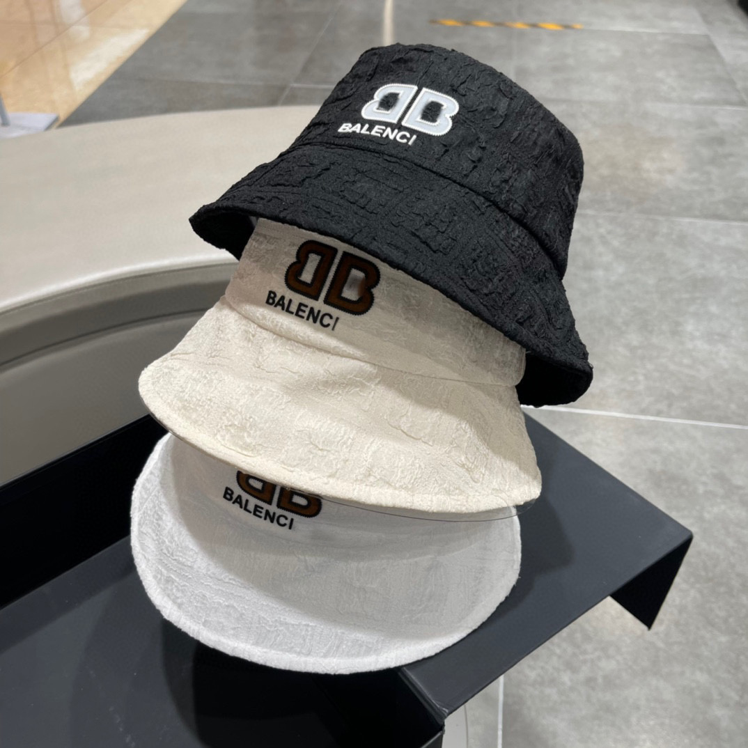 

4 Colors Luxury Sports Bucket Hat Unisex Triangle Women Fisherman balencigaes Hats Street Style Outdoor Snapback Sun Triumph Caps, As pic