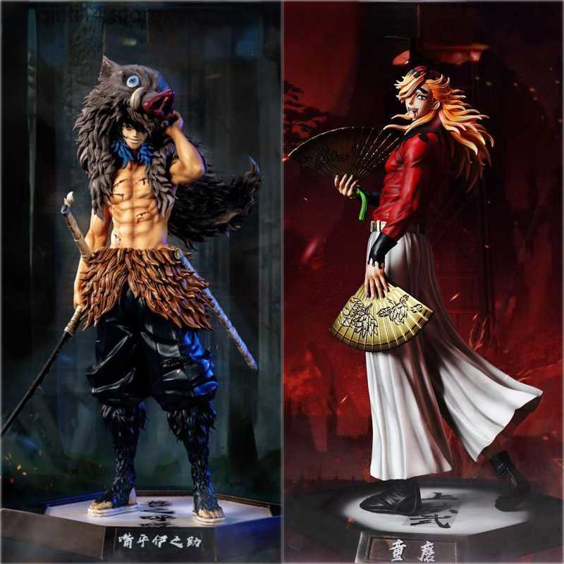 

Anime Manga Anime Demon Slayer Kimetsu No Yaiba Figure Giyuutarou Daki Kokushibo Tsugikuni Yoriichi Douma Inosuke Action Figures Model Toys T230606