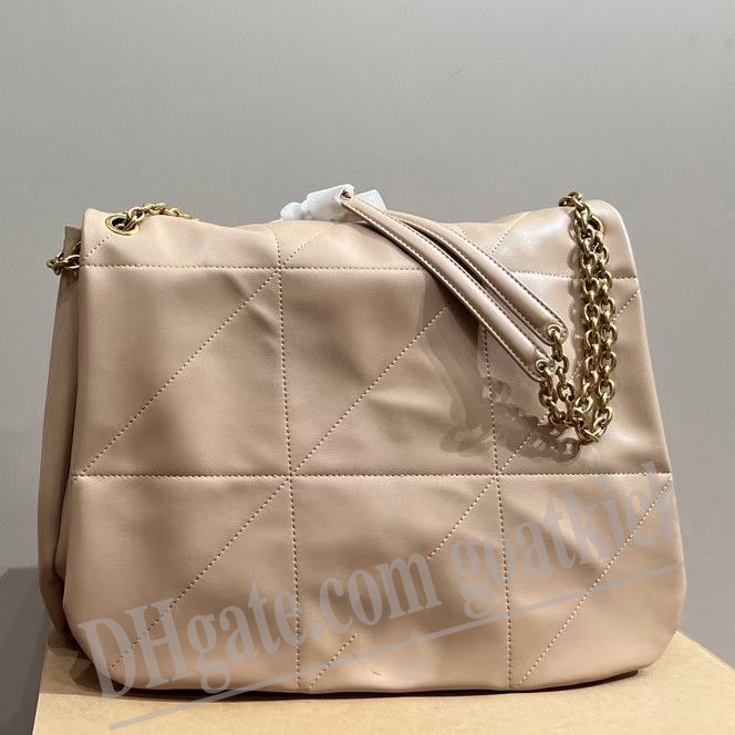 

JAMIE 4.3 Chain Bag Large Carre Leather Quilted Overstitching Crossbody Handbags Shoulder Designer Womans Tote Bags Handbag Purse Genuine Leather