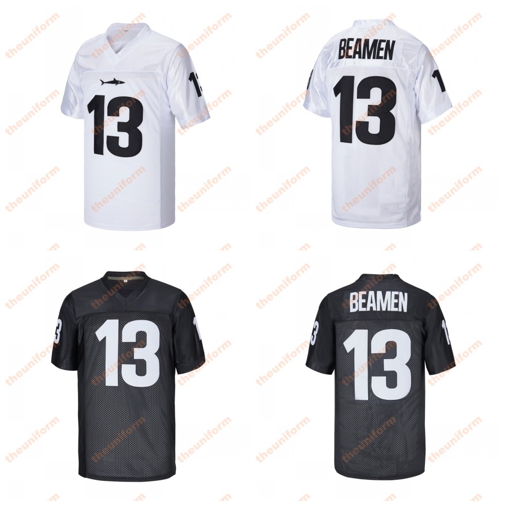 

Men's Willie Beamen 13 Any Given Sunday Stitched Movie football Jersey, Black