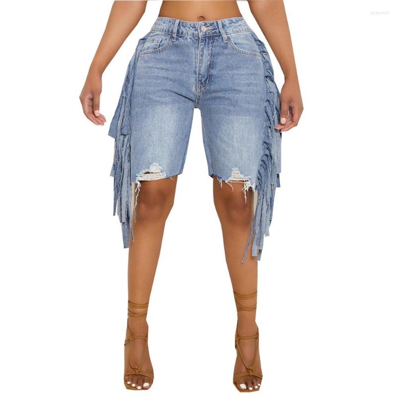 

Women' Jeans Perl Stretch Tassel, Picture shown