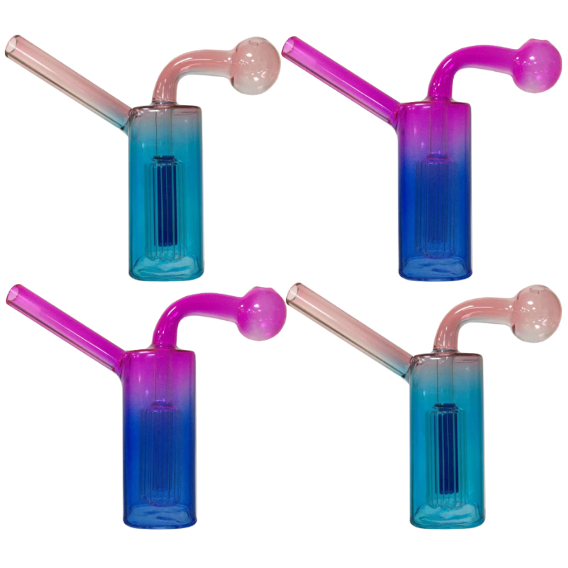 

Bubbler Oil Burner Mini Glass Bongs Percolator Diffuser Water Pipes Hookah Bong Bubblers Recycle Filter Portable Smoking Dab Rigs Device