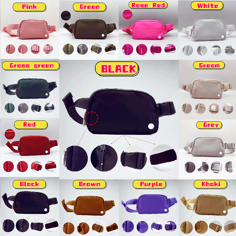 

Yoga Pinkyoga Bag Lu Everywhere Belt Bag Outdoor Sport Yoga Waist Bag Women Men Gym Elastic Adjustable Strap Zipper Fanny Pack I