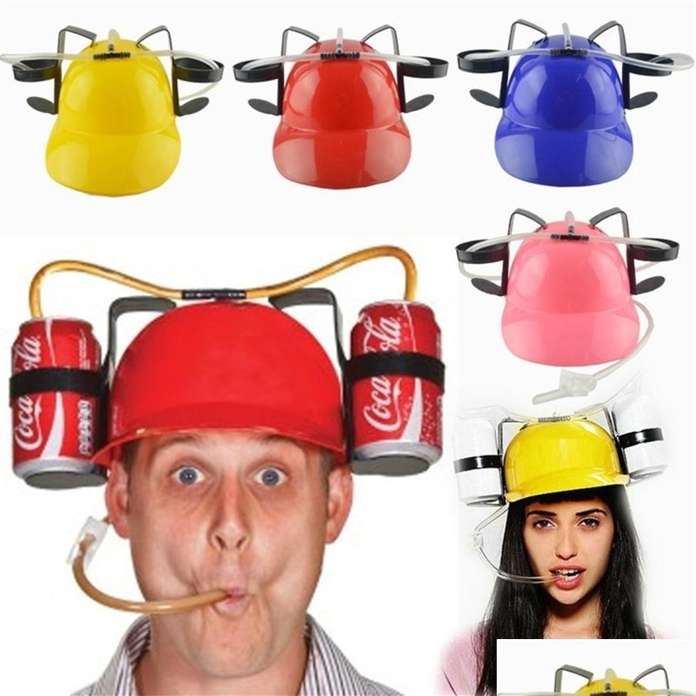 

Other Event Party Supplies Lazy Lounge Beer Soda Guzzler Drinking Hat Birthday Cool Unique Toy Hands Drink Miner 220719295C Drop D Dhkv9