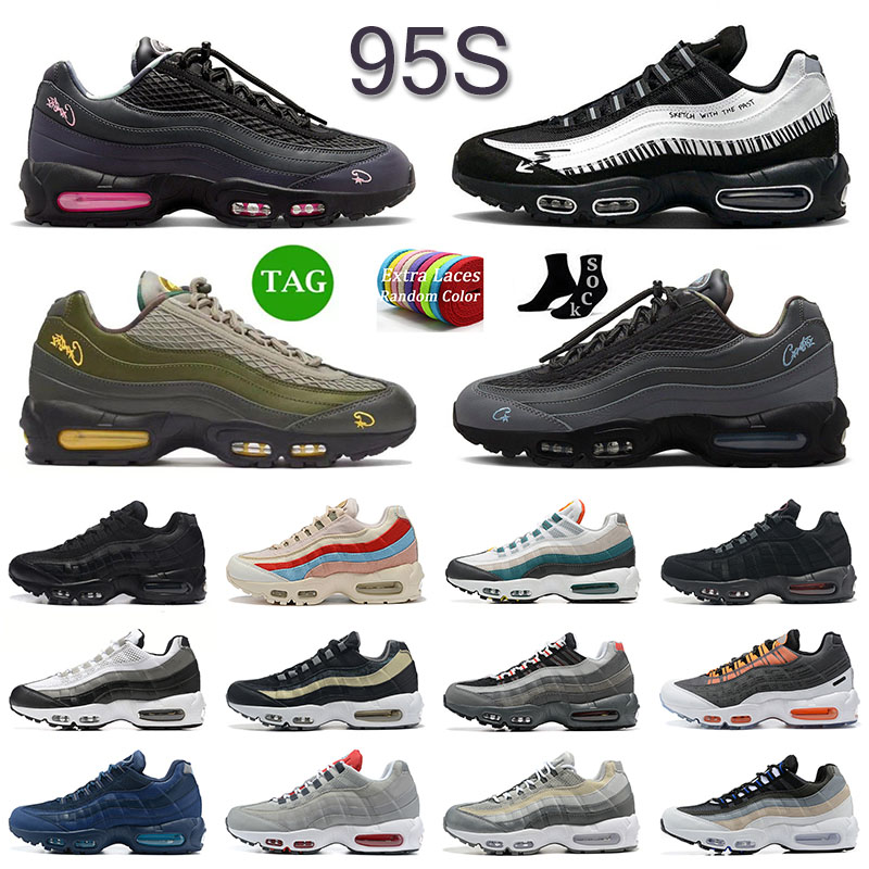 

95s Fashion Running Shoes Men Corteiz X Sequoia Outdoor Sneakers triple black Rise and Unity Anatomy Grey Midnight Navy Neon Champagne Women Trainers Sports World, A9 36-40