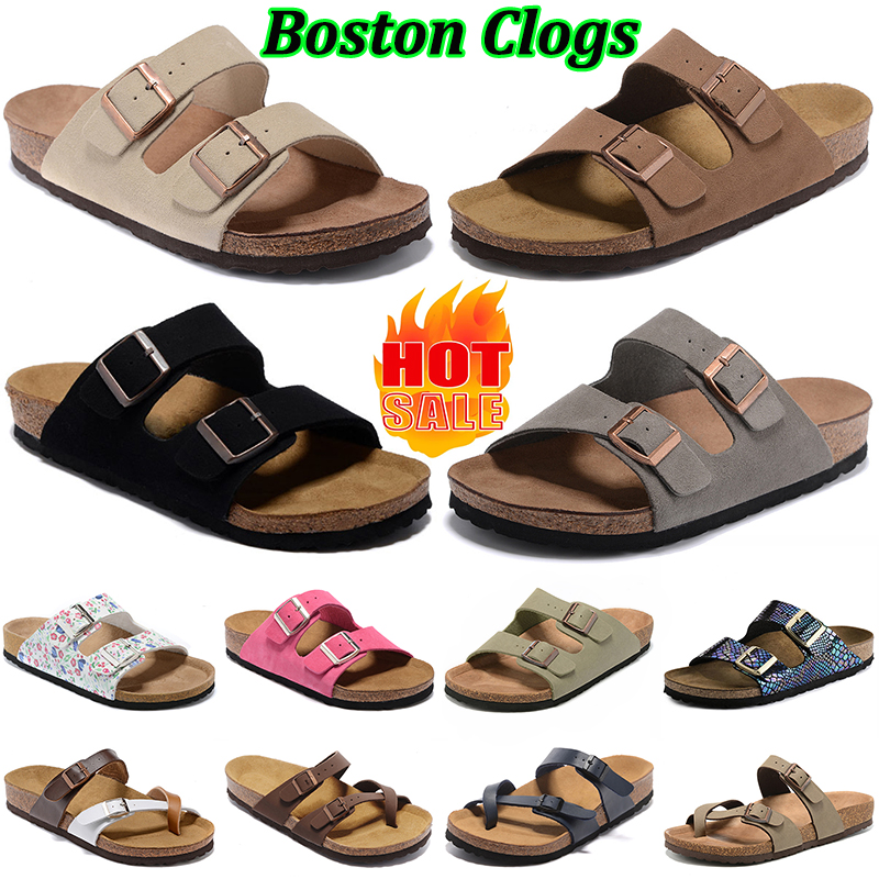 

Birkenstocks designer sandals boston clogs men women slippers classic slides sliders arizona sandal Suede Snake Leather slide clog flip flops slipper mens shoes, Item#30