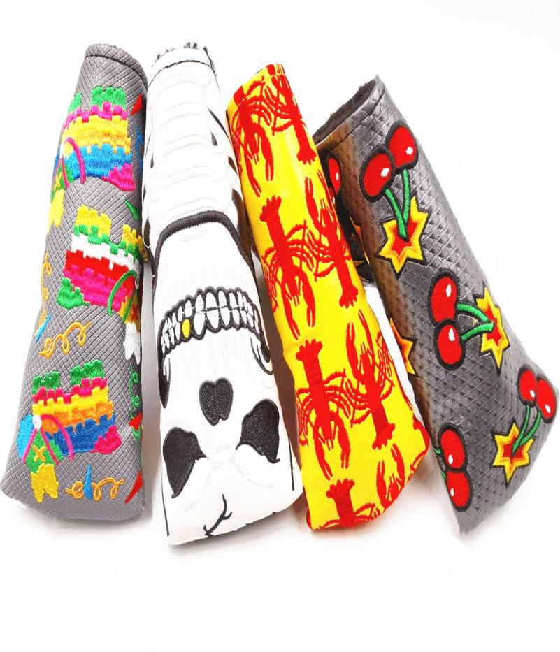 

High Quaity Ro Sham Bo Golf Headcover Putter Embroidery Golf Blade Headcover2362181