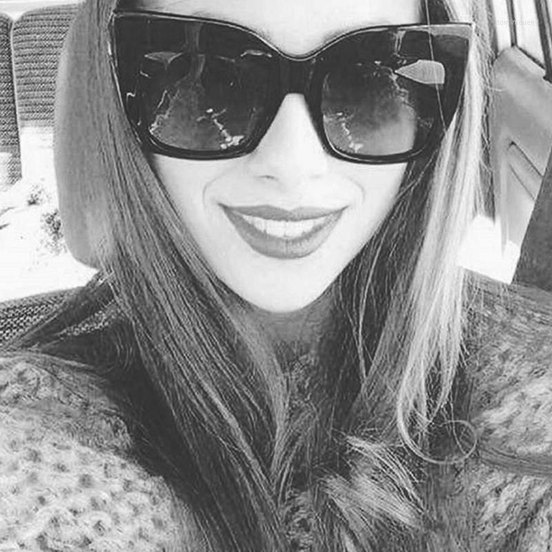 

Sunglasses Star Contracted Style White Quality Square Female UV Protection Ladies Eyewear Fashion Sun Glassees Women Vintage