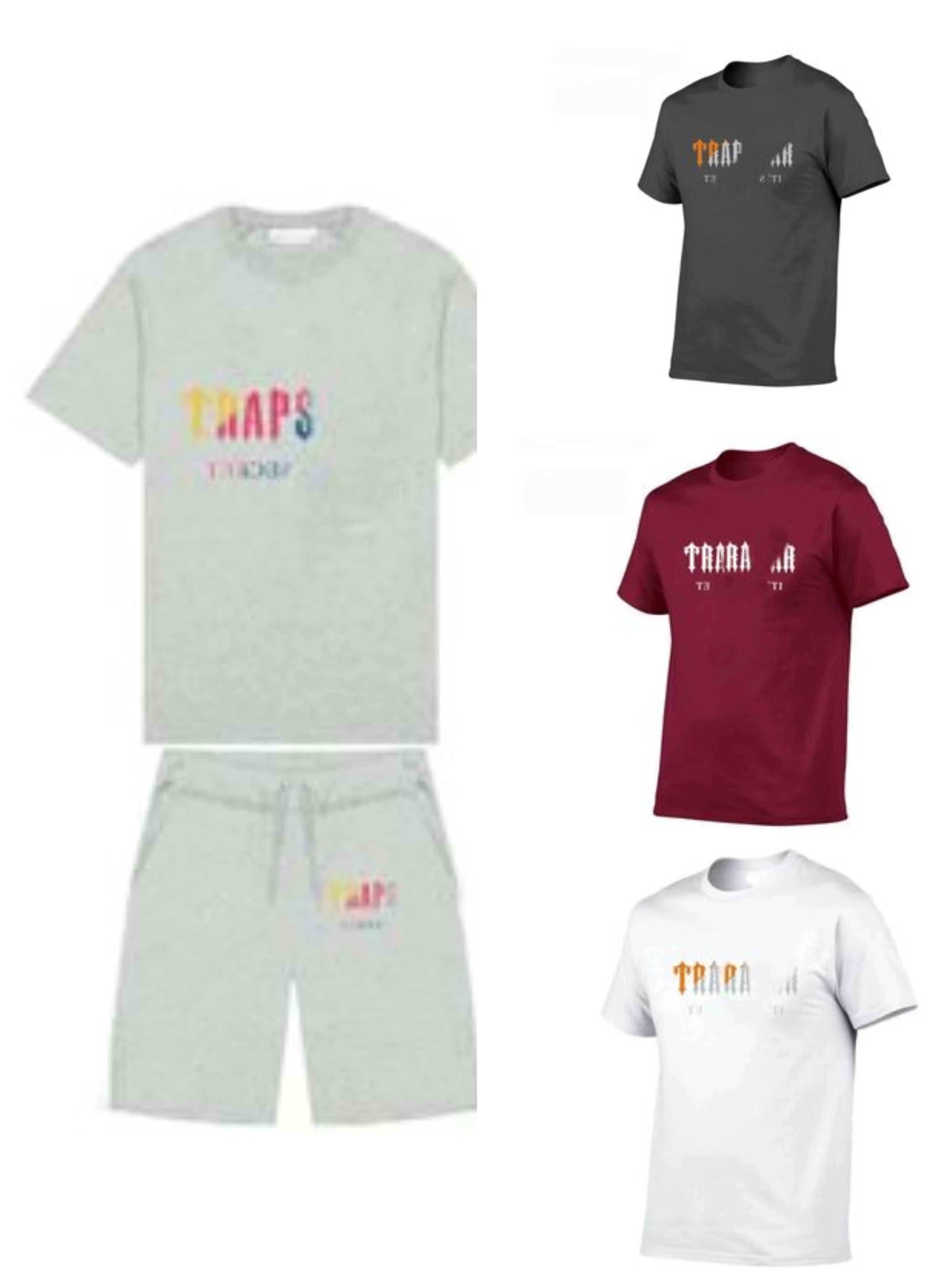 

Trapst Mens t-shirts t shirt designer summer Short sleeved casual shirts sports fashio Mens Designer print letter luxury Man Womens Shirts Hip Hop Streetwear