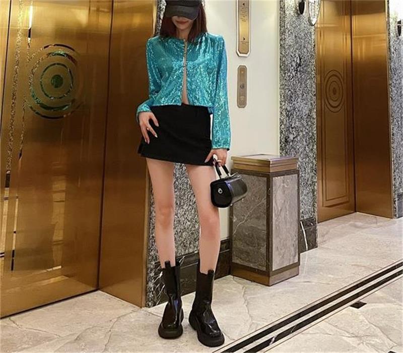

Chan 2023 New Women' brand jacket Sunscreen clothing OOTD designer Fashion top-grade CCCC Sequins coat Leisure Spring Hollow Out Coats cardigan Mother' Day Gift, Blue