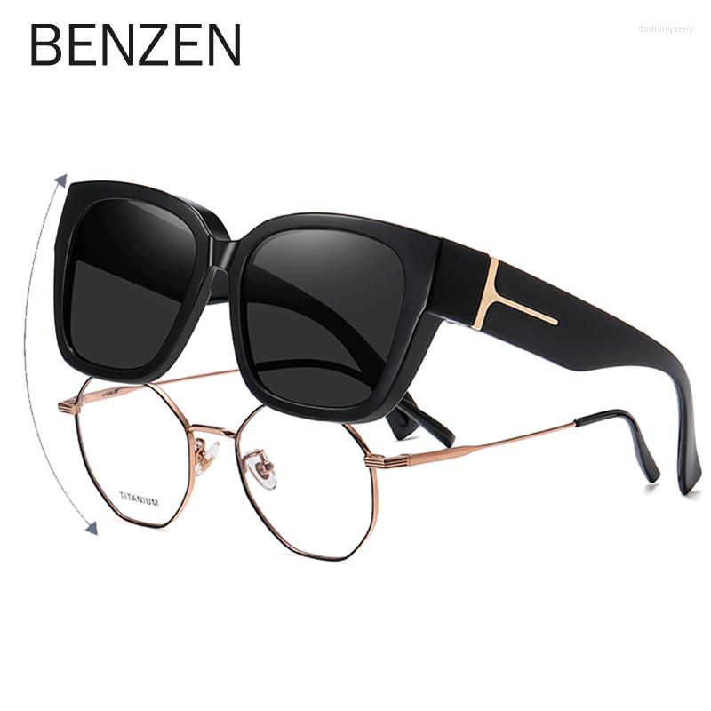 

Sunglasses BENZEN Fit Over Glasses For Men & Women Polarized Lens UV Protection 6822