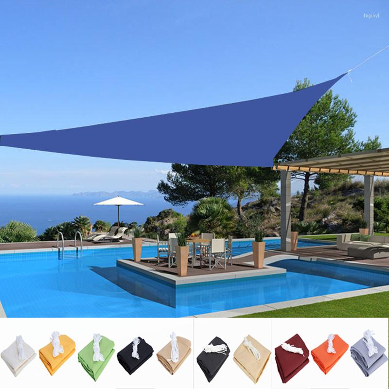 

Shade Big Size 300D Outdoor Sapphire Blue Polyester Waterproof Net Garden Pergola Rainproof Canopy Tarp Cover Swimming Pool Sun Sails, Custom size