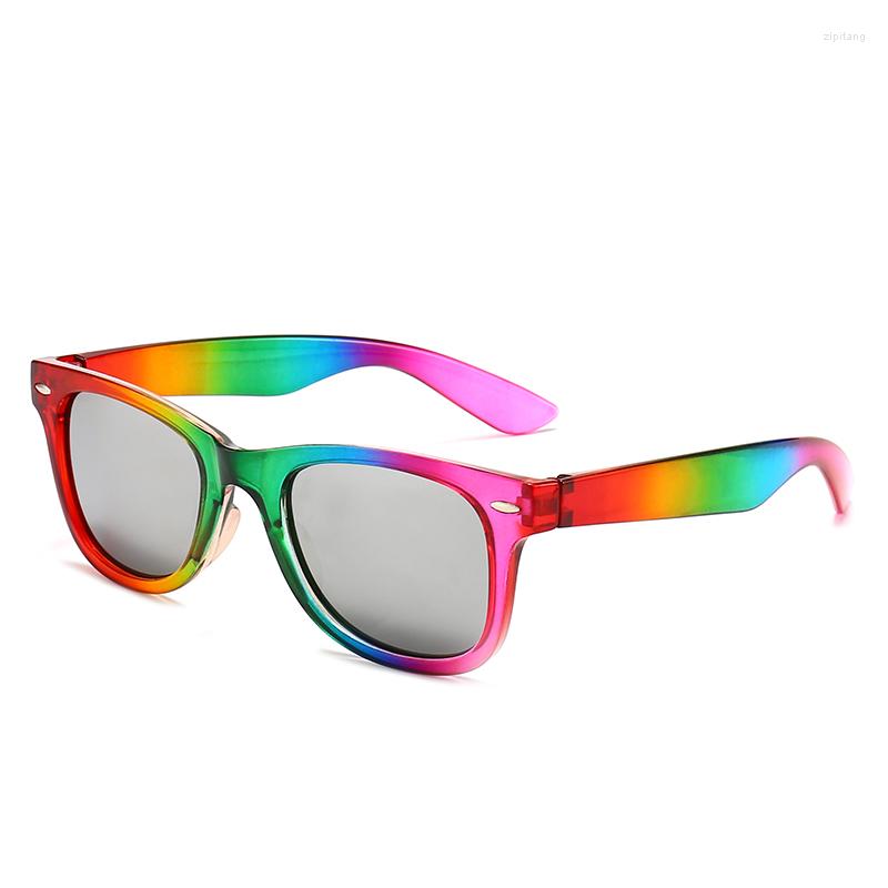 

Sunglasses Fahion UV400 Outdoor Colorful Rainbow Sunglasses(10pcs/Lot)