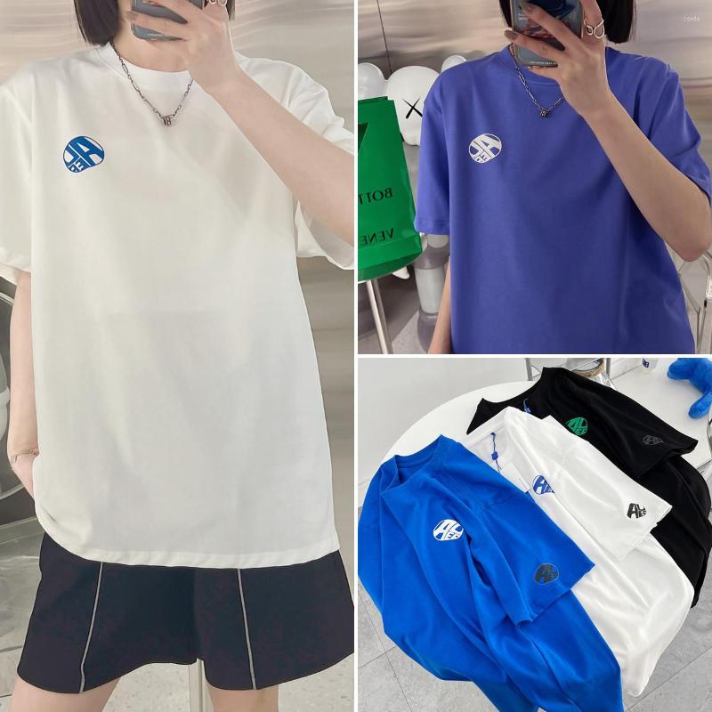 

Men's T Shirts ADER ERROR Cotton Short-sleeved T-shirt For Male And Female Students Korean Version Loose Fashion Summer Couples Shirt, Black