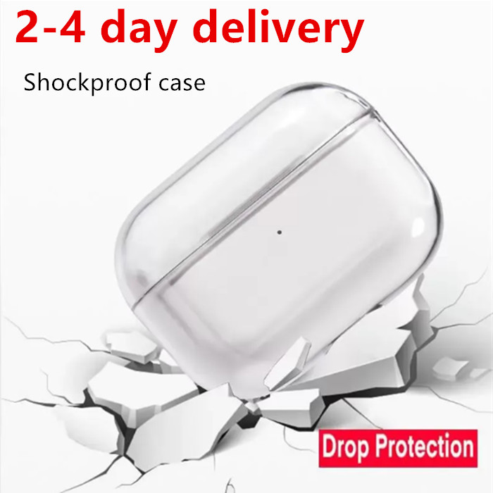 

Headphone Accessories for Apple Airpdos pro 2 2nd Generation Bluetooth Headphone shockproof case Air pods 3 Gen 3 Solid Silicone Cute Protection case