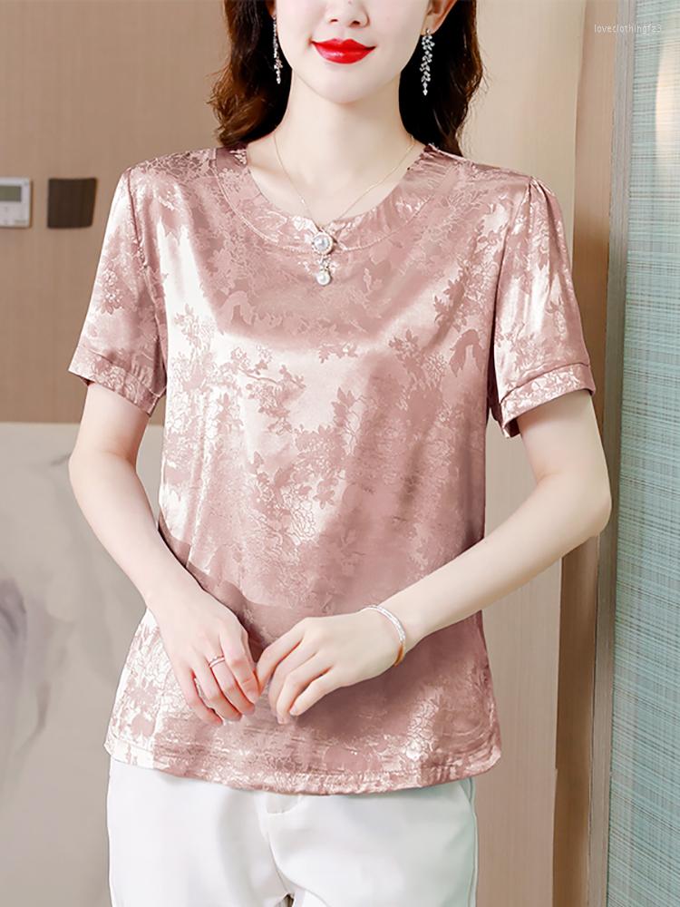 

Women's T Shirts BOBOKATEER Short Sleeve Tee Shirt Femme Women Clothes Summer Tops Mujer Camisetas Elegant Woman Tshirts T-shirty Damskie, Blue