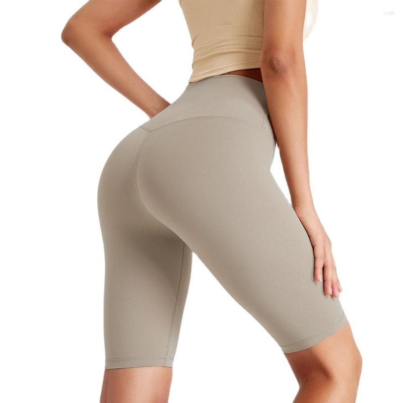 

Active Shorts Seamless Nudity Yoga Sports Tight For Woman Gym Workout Clothing Women' Pants, Black