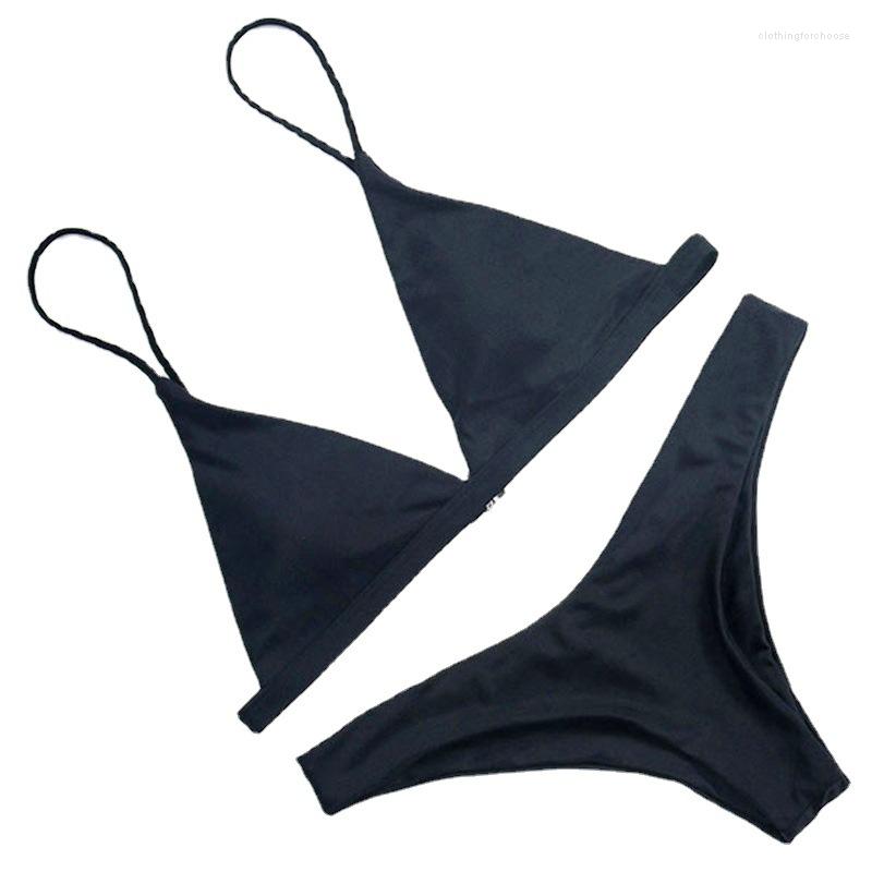 

Women' Swimwear European And American Foreign Trade Sexy Bikini Swimsuit, Blue