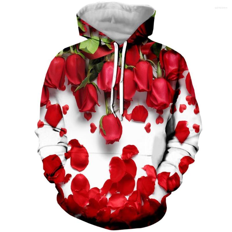 

Men's Hoodies Est Fashion Flowers Men Women Sweatshirt 3D Print Casual Tracksuits Pullover Drop, 1950