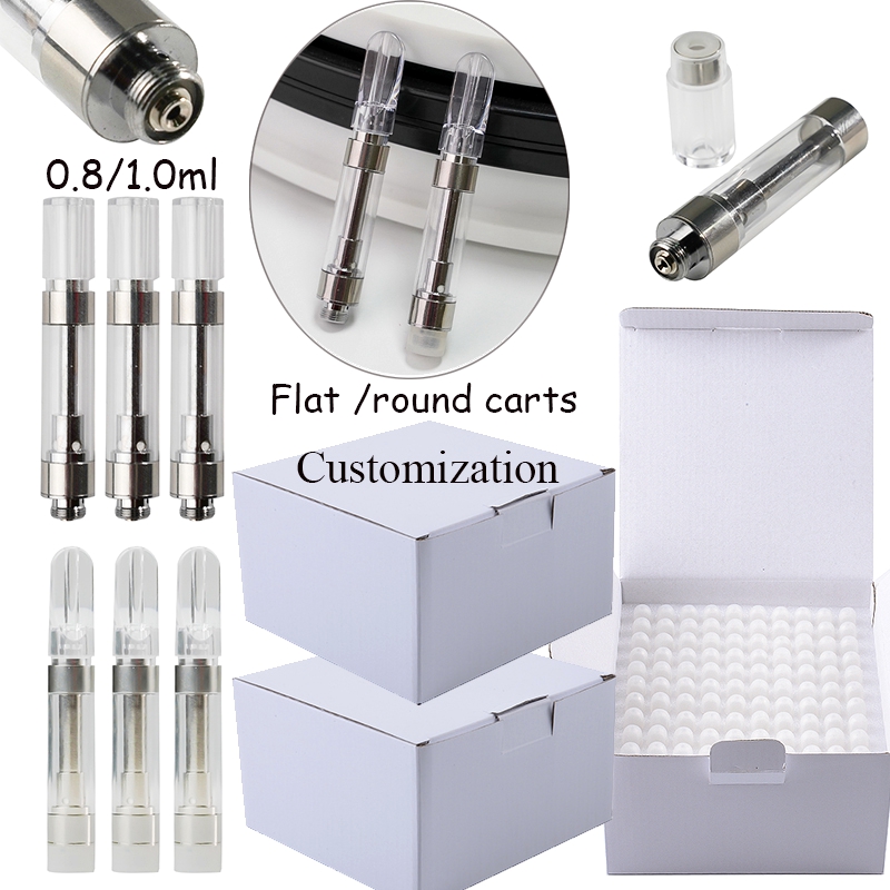 

Customization G5 1.0ML Atomizers Foam Package Flat Tips Disposable Vapes Pen Vape Cartridges 510 Thread E Cigarette Vaporizers Th205 Wholesale Foam Pack