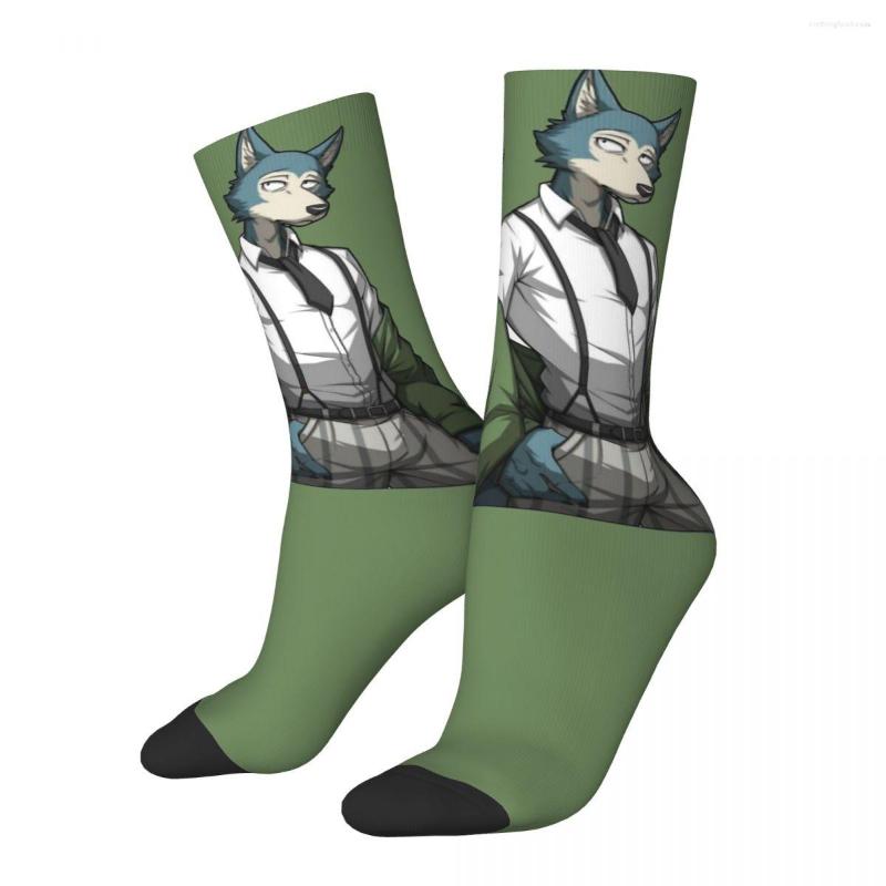 

Men's Socks Funny Crazy Sock For Men Legoshi Luis Hip Hop Harajuku Beastars Animal Anime Happy Quality Pattern Printed Boys Crew, 43543