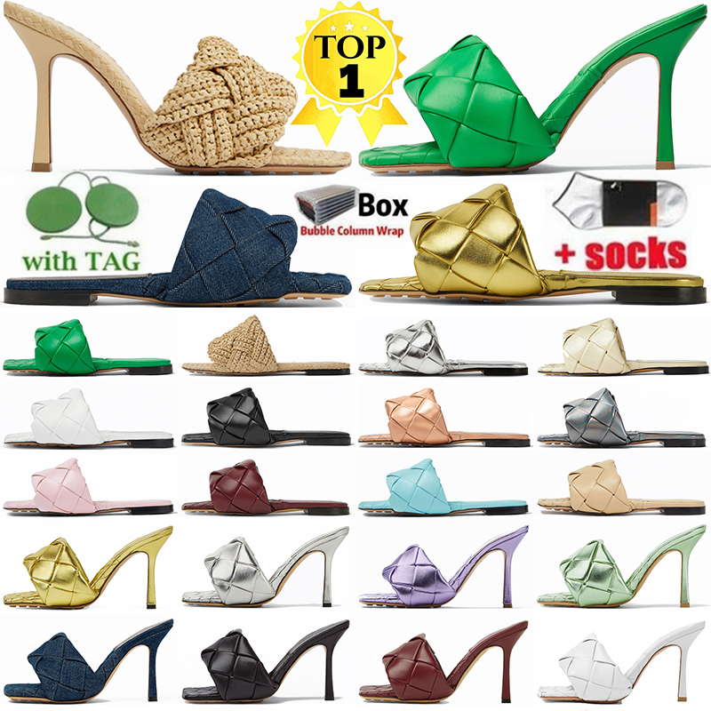 

Designer Lido flat bottom Sandals Woven Women Slippers Intrecciato Nappa Square Sules Bottegas Shoes Ladies Wedding High Heels Thin Pumps Sandal Dress Shoe, Colour# 25