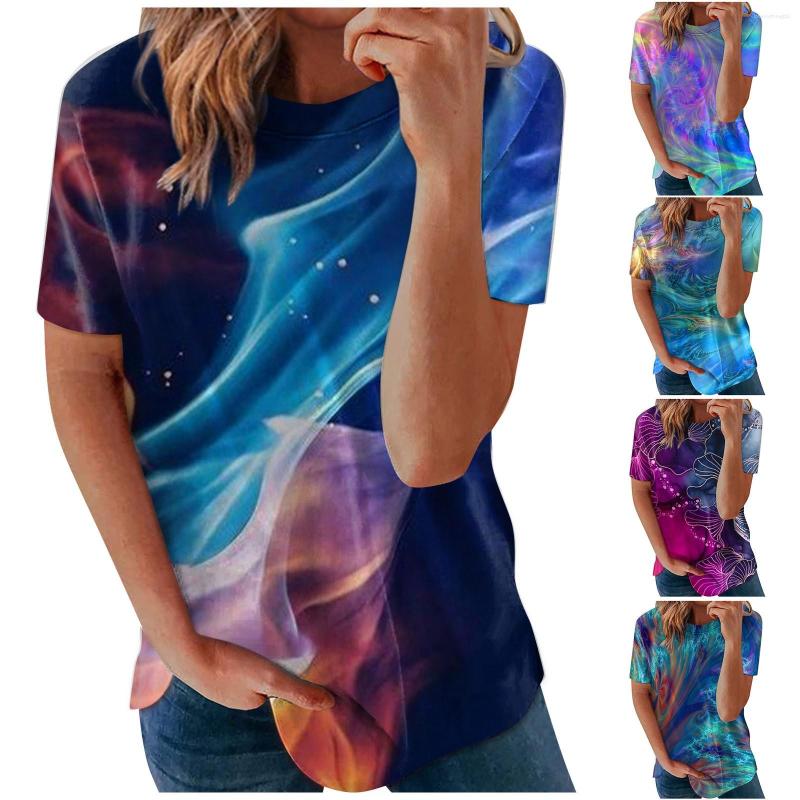 

Women' T Shirts T-Shirts For Women Elegant Delicate Casual And Tops Print Short Sleeve Plus Size Camisetas, Light purple