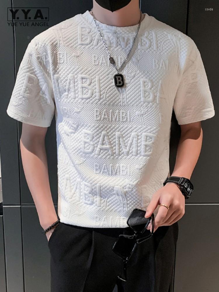 

Men's T Shirts Letter Printed Short Sleeves Mens Summer T-Shirt O-Neck Pullover Casual Tees Top Fashion High Street Slim Fit Men T-Shirts, Black