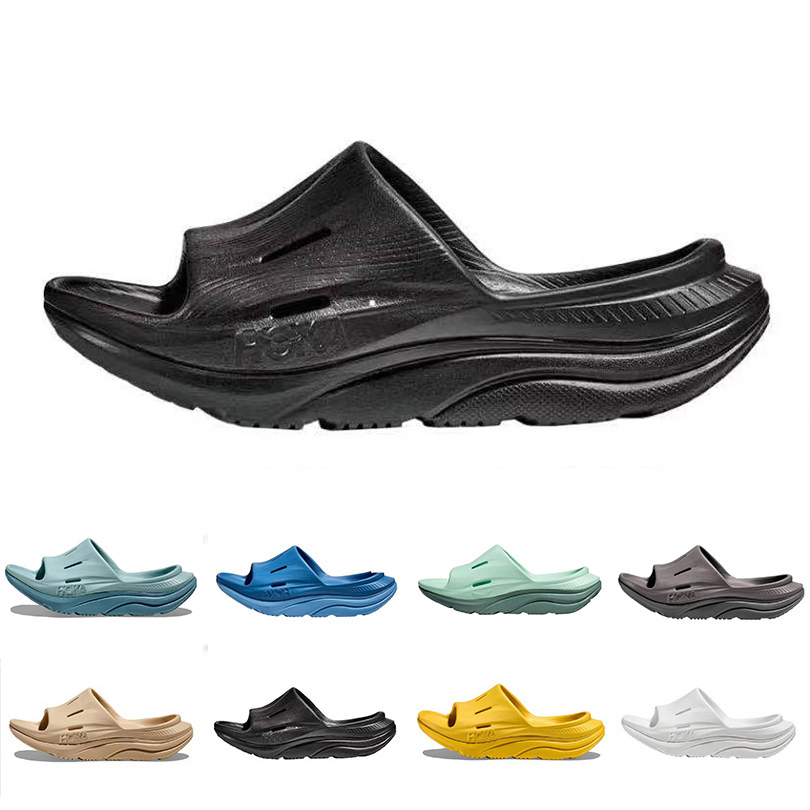 

Hoka One One Ora Recovery Slide 3 Hokas Slipper Mens Womens Beach Slides Summer Sandal for Men and Women, Item#2