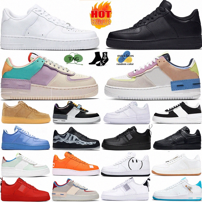 

Running shoes one platform sneakers 1 Low Classic 1s Utility Shadow White Black Spruce Aura Wheat mens womens trainers outdoor sports walking jogging Sneakers